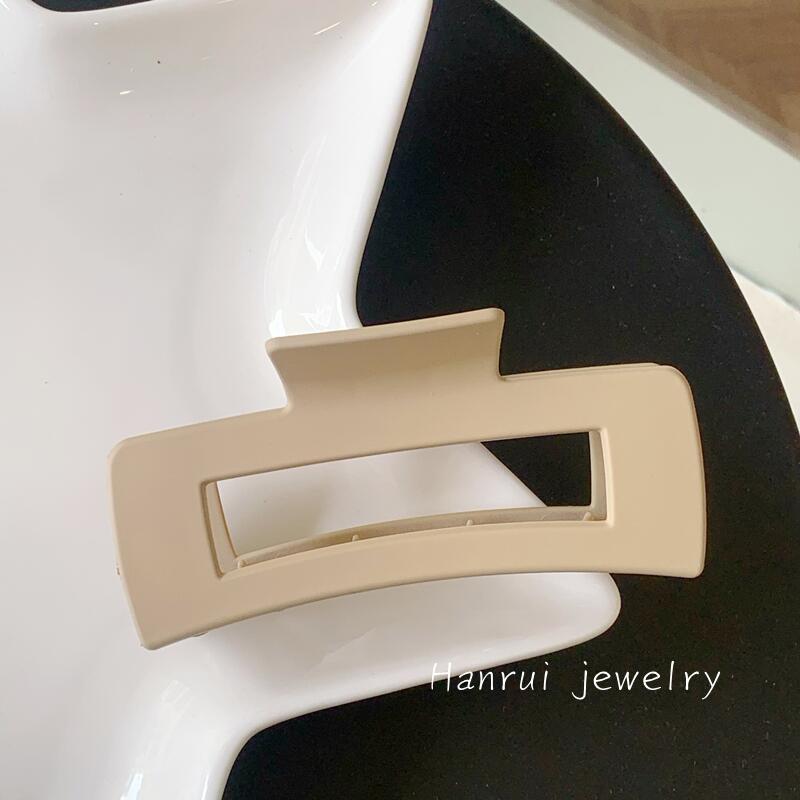 Wholesale Back Head Square Frosted Large Women's Elegant Bath Hair Clip